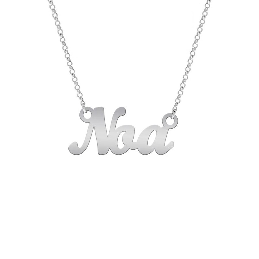 Colgante de plata con nombre