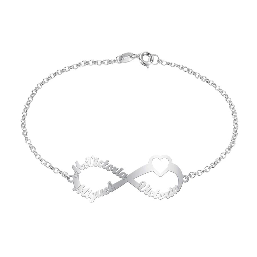 Pulsera infinito hasta 3 nombres