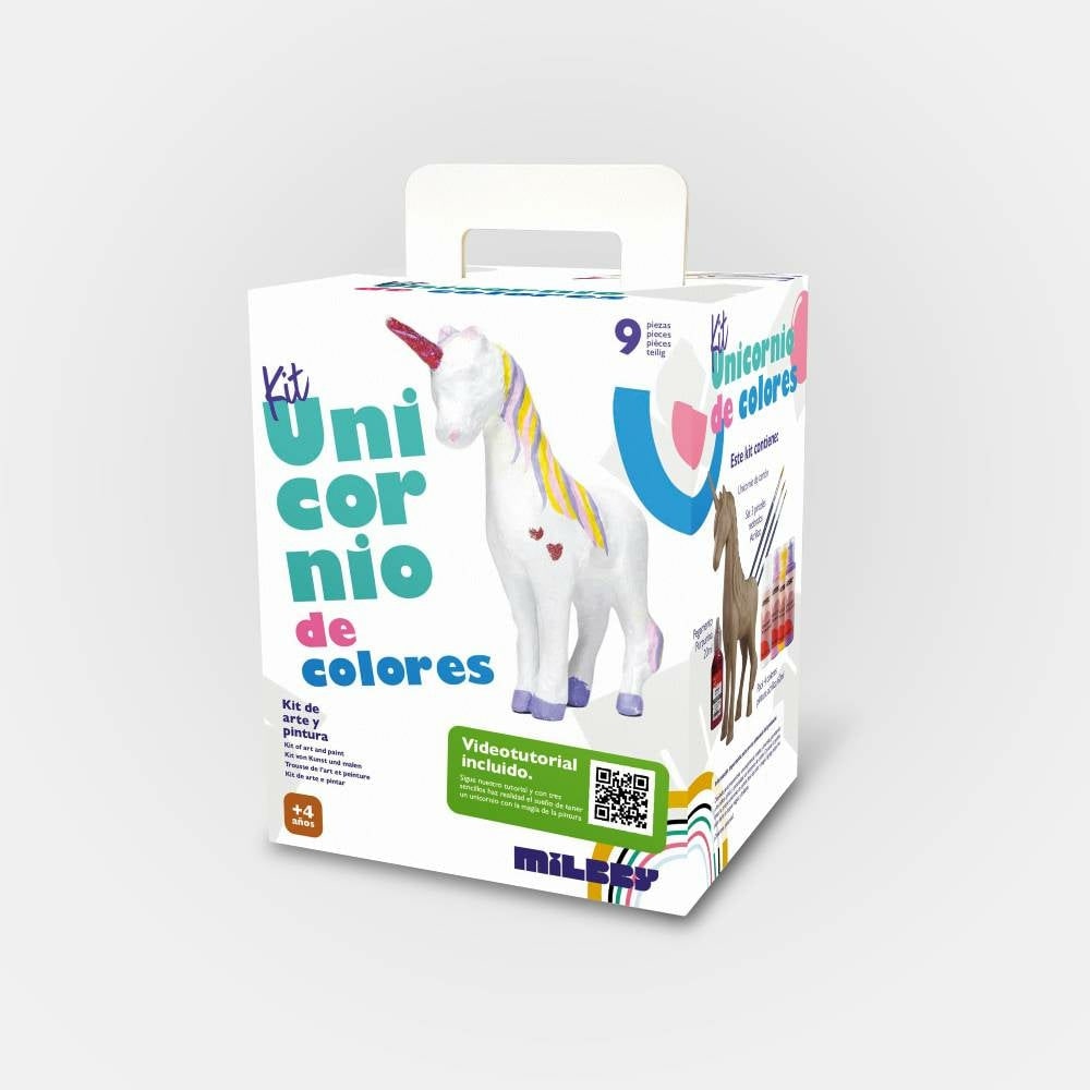 Unicornio de colores kit de arte