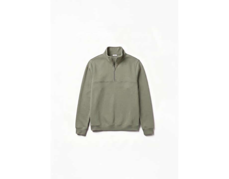 Sudadera algodon organico con cremallera