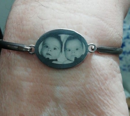 Pulsera de acero inoxidable personalizable
