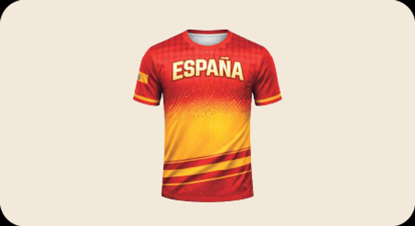 Camisetas de España personalizadas