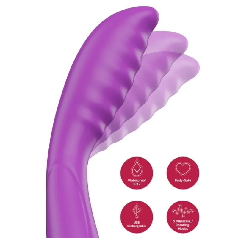 SHE.E.O – VIBRADOR TAPPING PUNTO G MORADO