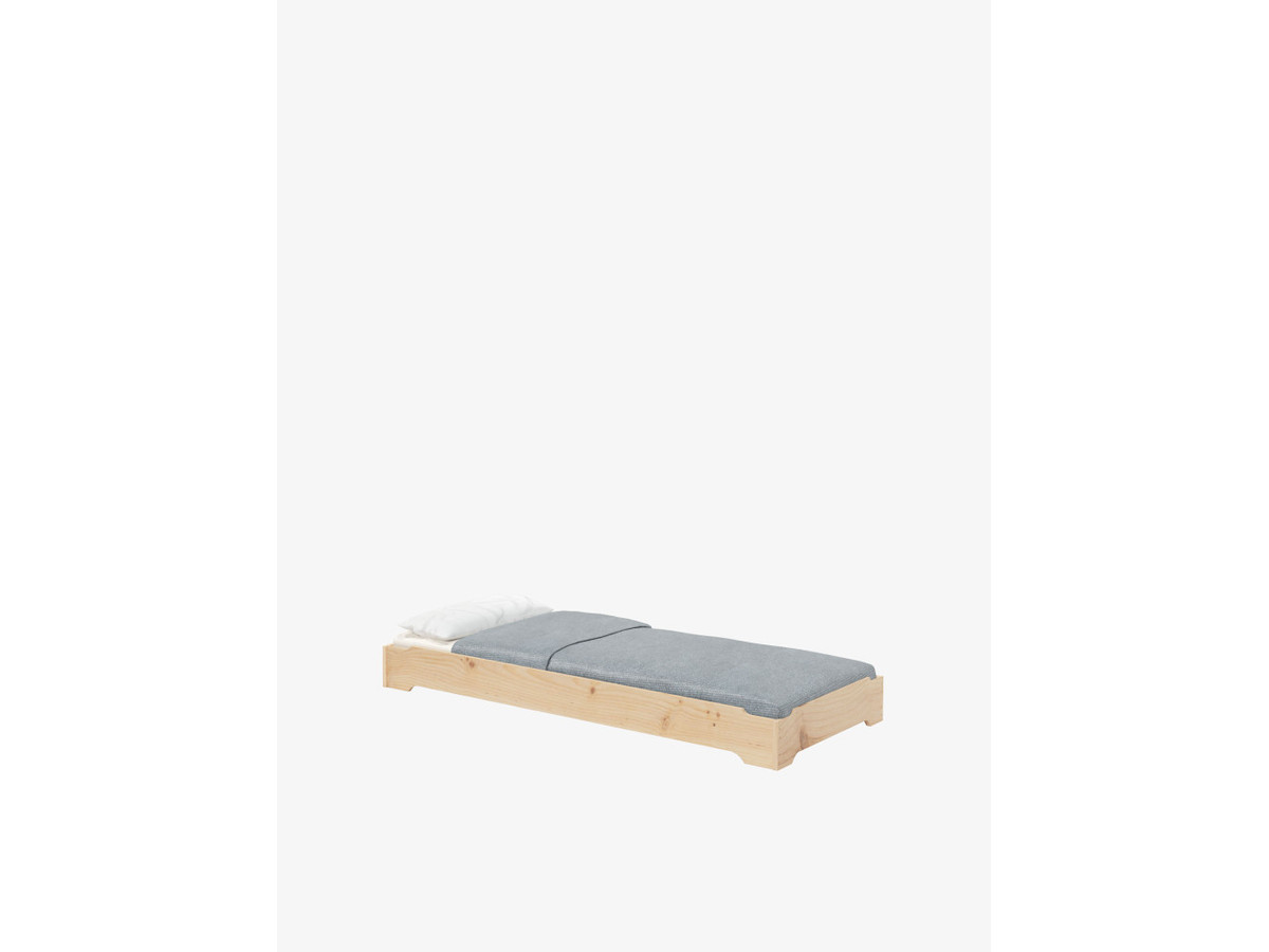 Cama montessori apilable individual de 90 cm de madera | LUFE