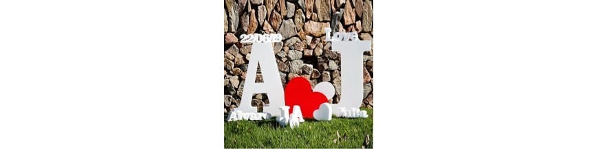 LETRAS DE CORCHO BODA