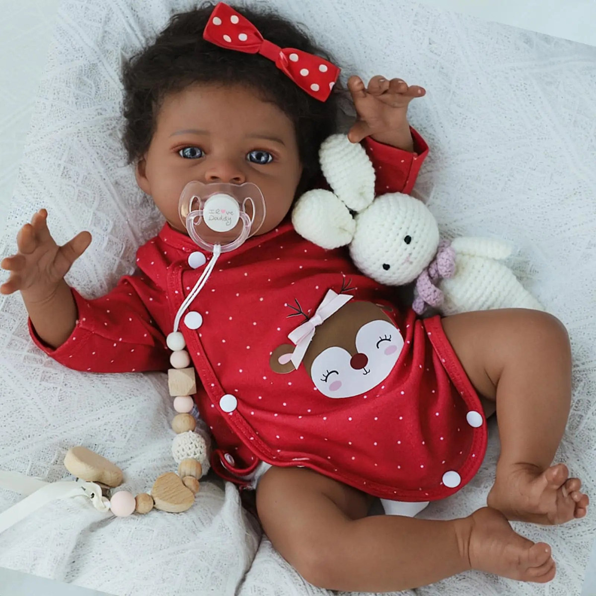 Bebé Reborn negra realista