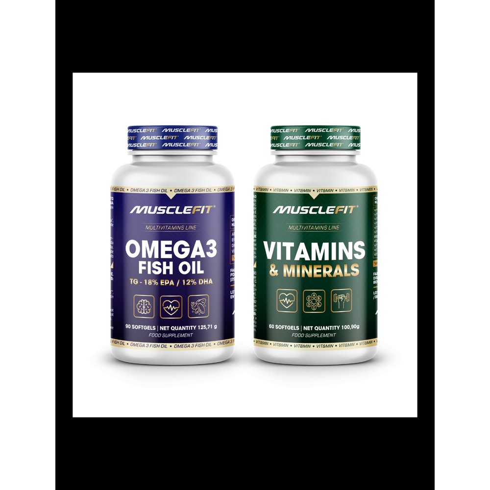 Pack Multivitaminas + Omega 3 MuscleFit