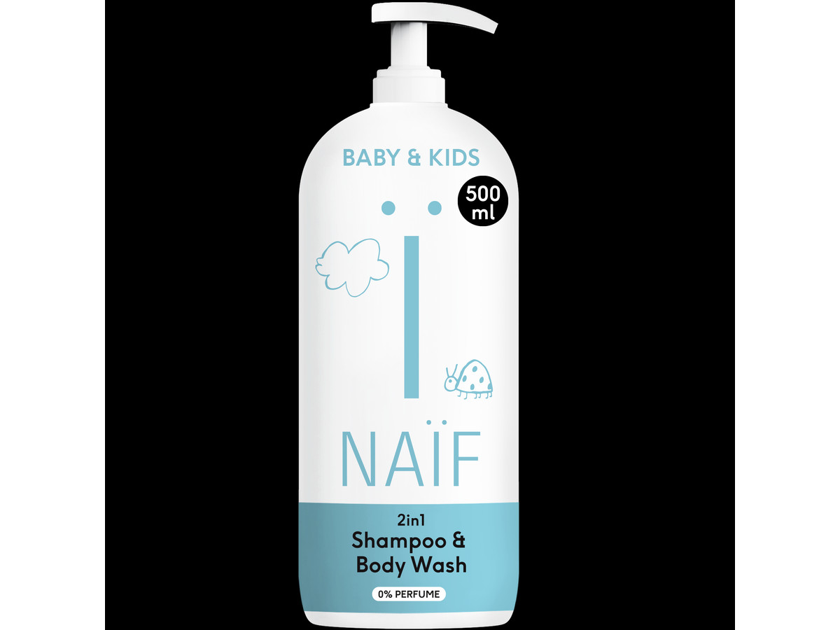 2-in-1 Shampoo & Body Wash 0% Parfum 500ml