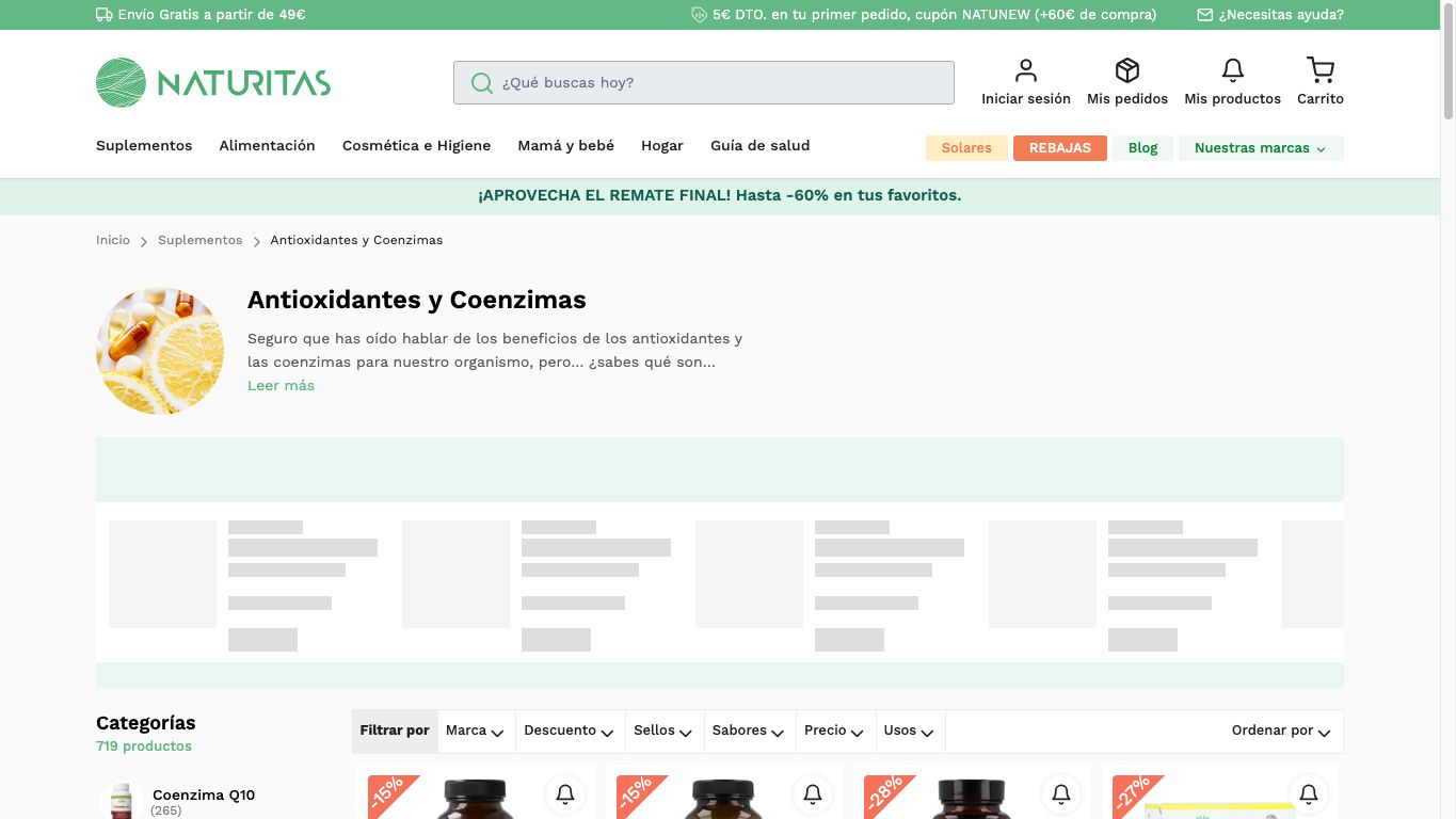 Antioxidantes y coenzimas