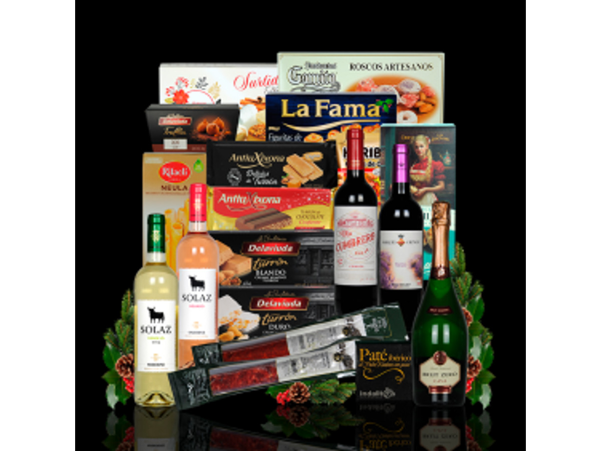 Caja navideña decorada L-7