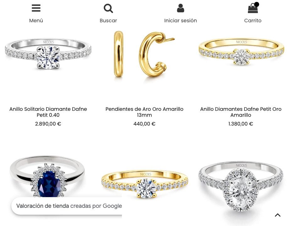 Anillos de compromiso NICOLS