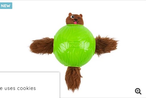DOG SNUFFLE N` TREAT BALL. SMALL