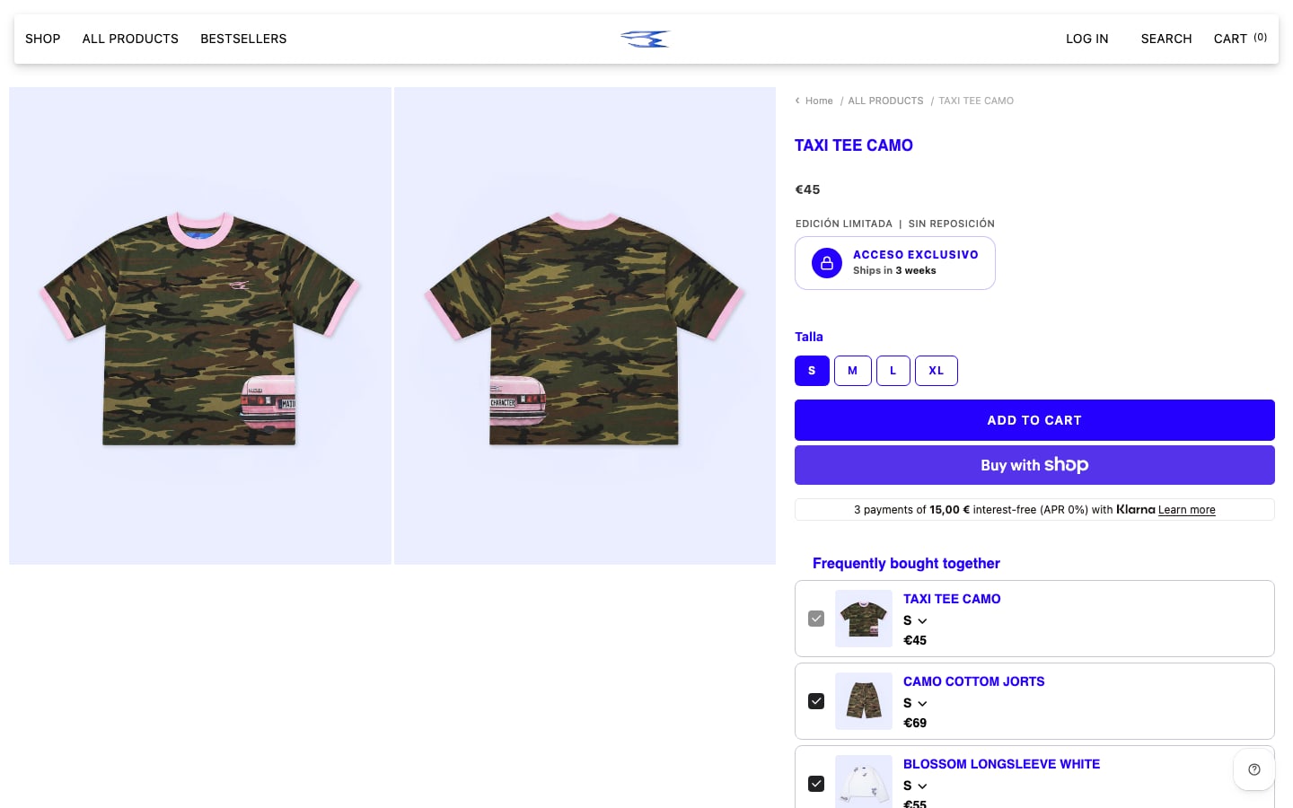 Taxi Tee Camo