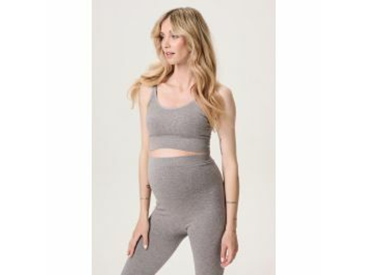 Nursing top - Grey Melange