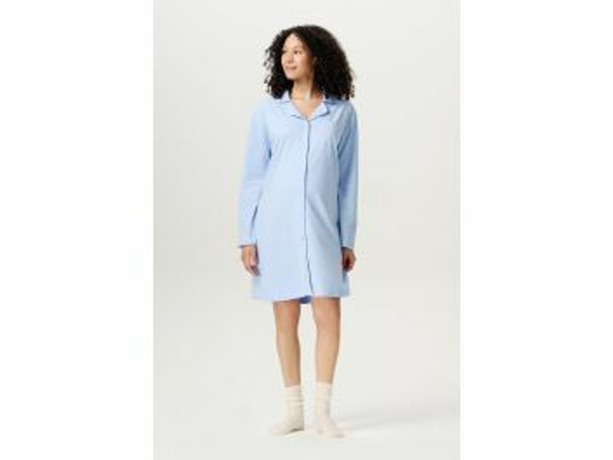 Nursing nightdress Maiko - Light Sky