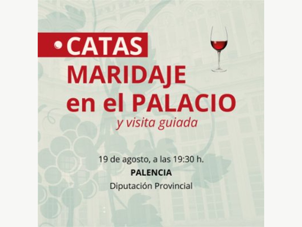 Cata maridaje y visita guiada al palacio