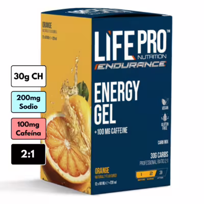 Energy Gel LifePro con cafeína