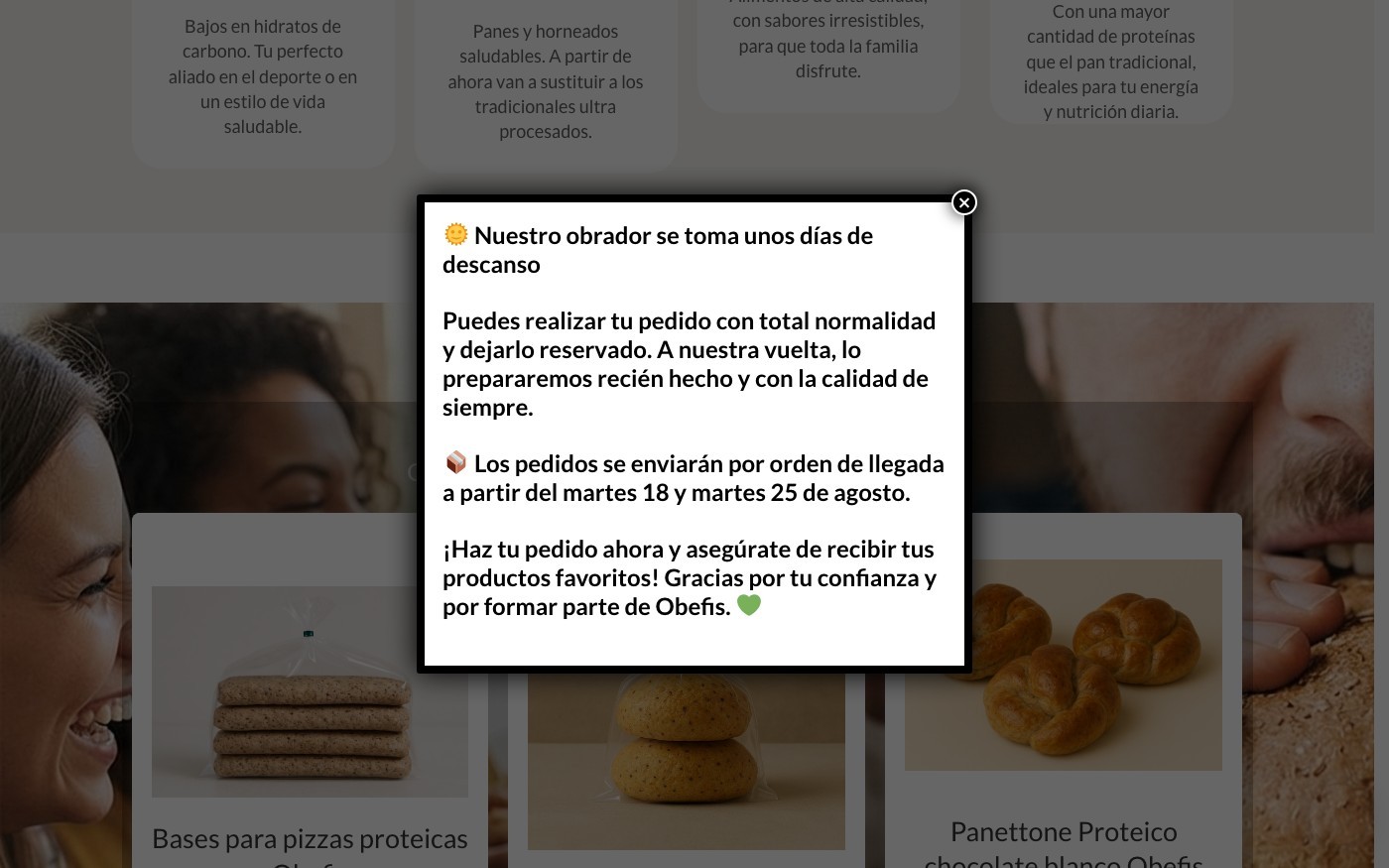 Captura limpia de la home oficial de Obefis