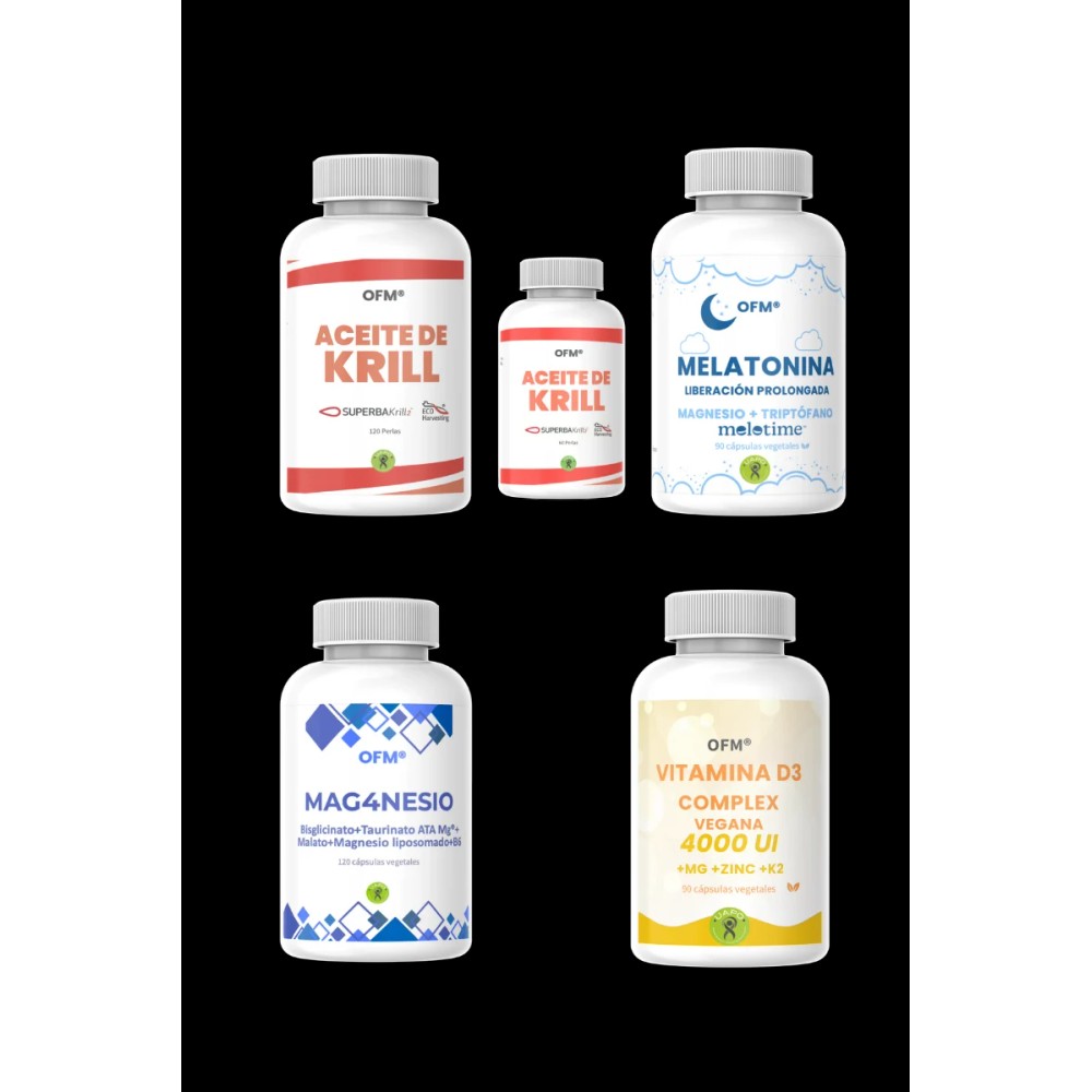 Pack Esencial 3 meses: D3, omega 3 y magnesio