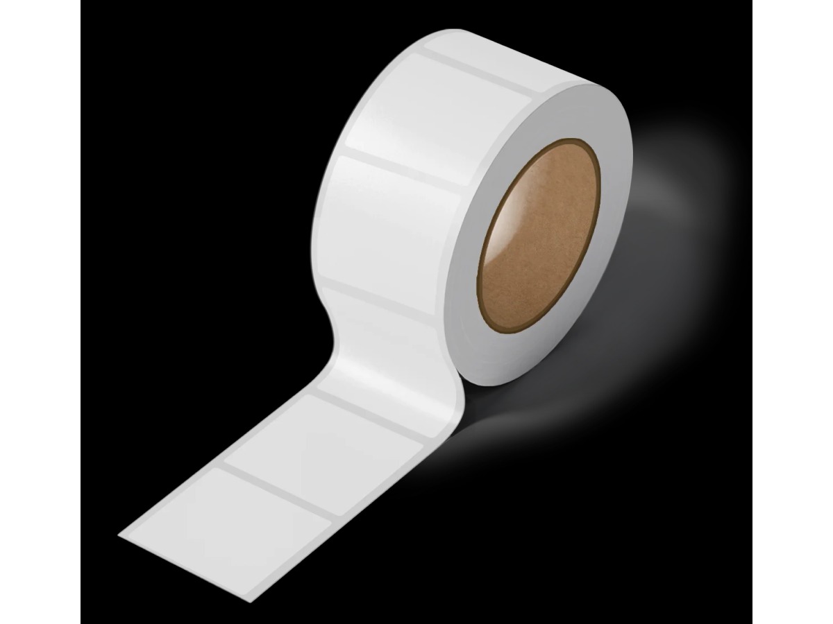 Blank roll labels