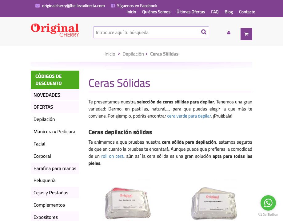 Ceras solidas