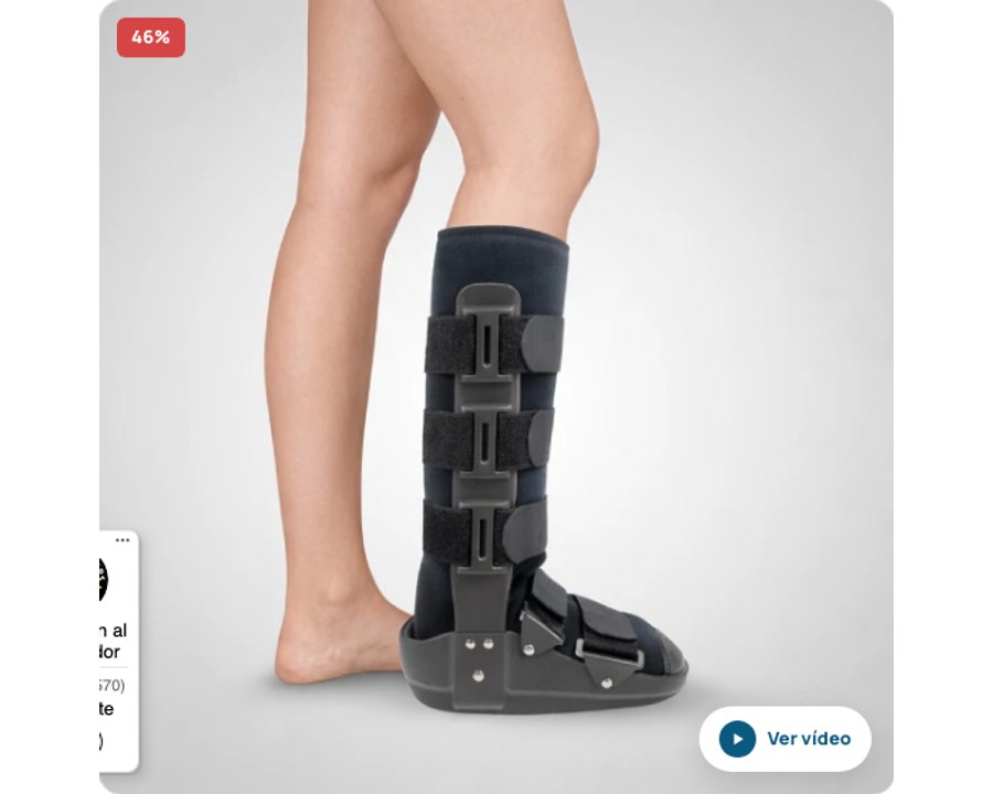 Bota Walker Larga Fija