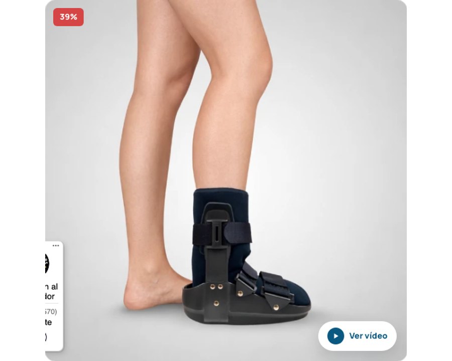 Bota Walker Corta Fija