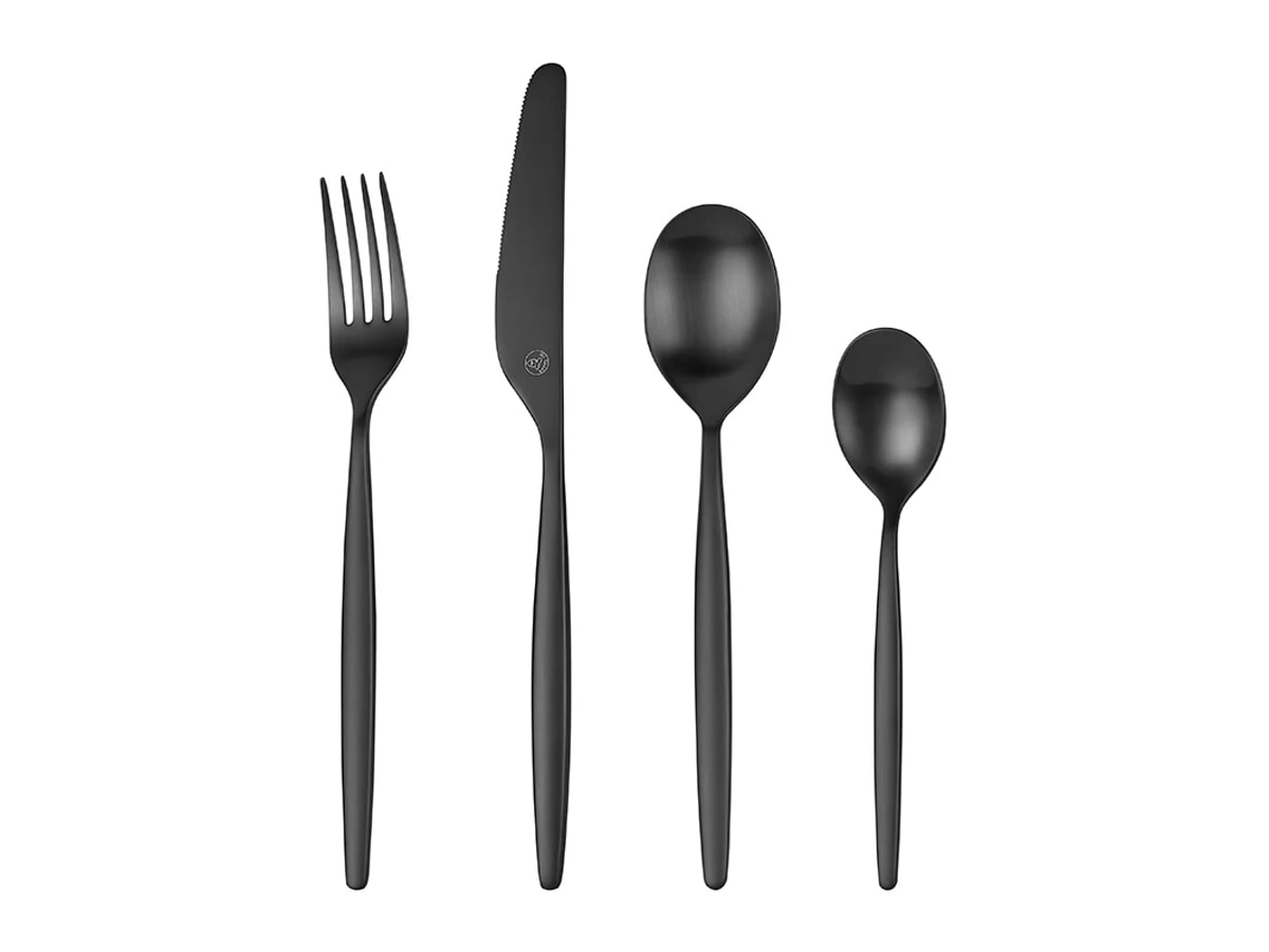 Cuchillo de carne negro mate 235 mm