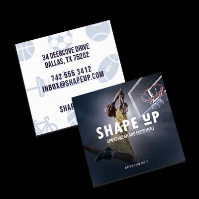Square business cards