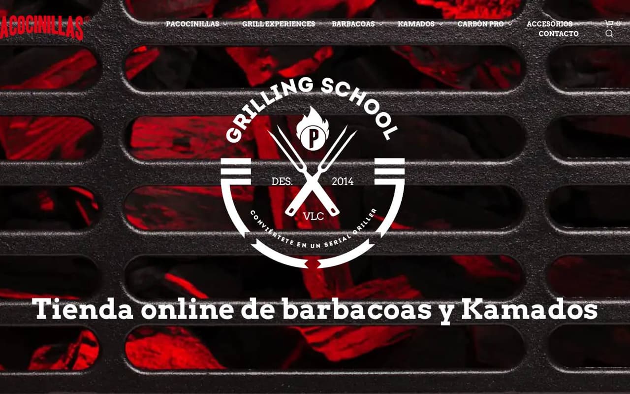 Captura limpia de la home oficial de Pa' Cocinillas