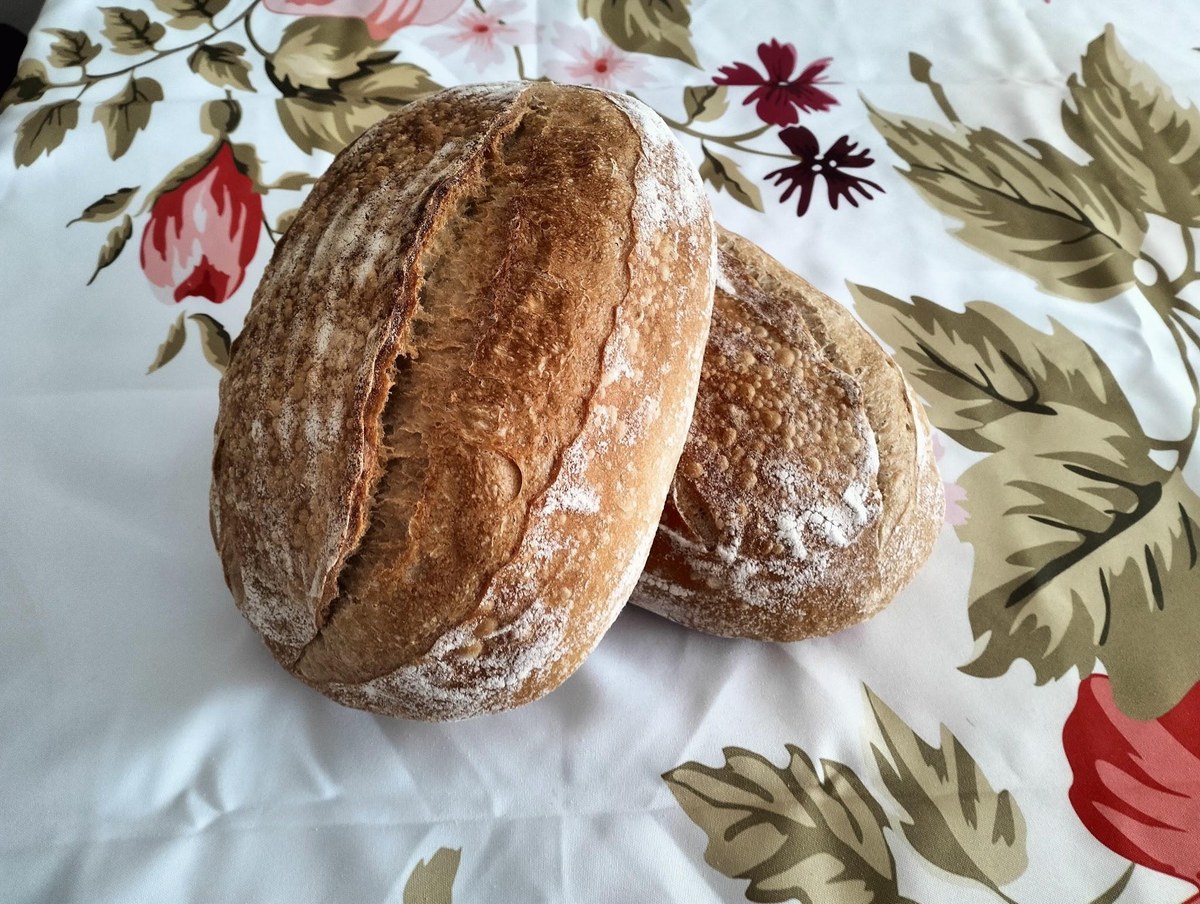 Pan blanco de masa madre
