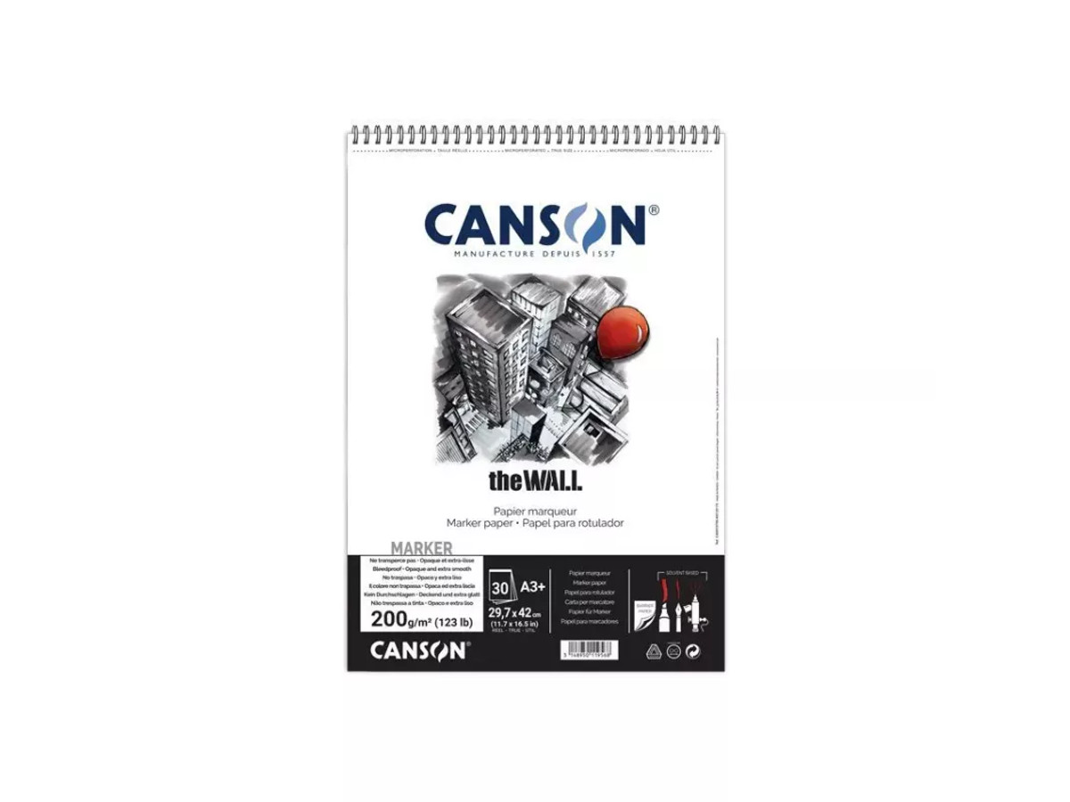 Bloc de dibujo 30 hojas A3+ Canson
