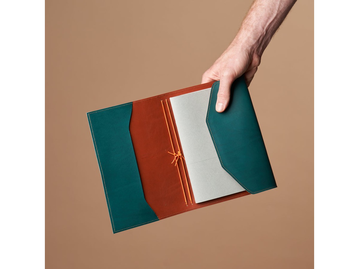 Le Trifold Leather Journal