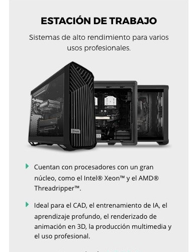 PC y portátiles prediseñados