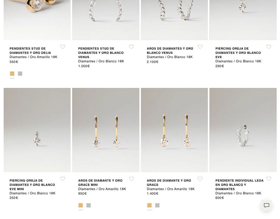 Diamond earrings PDPAOLA