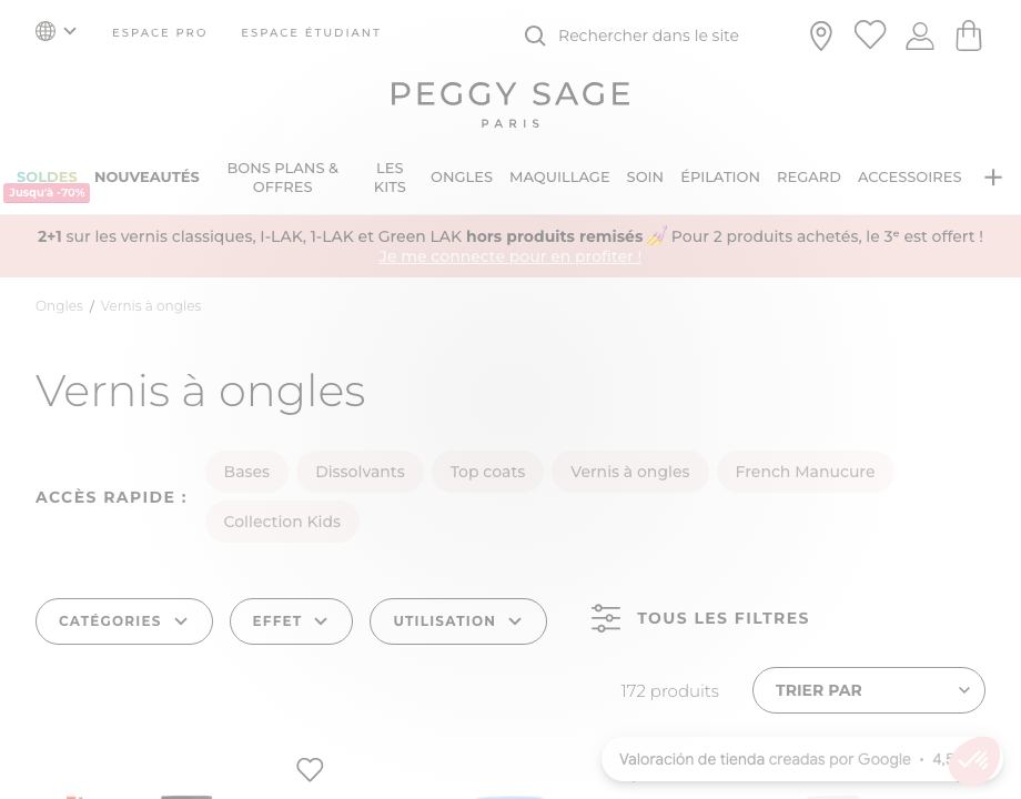 Vernis à ongles Peggy Sage