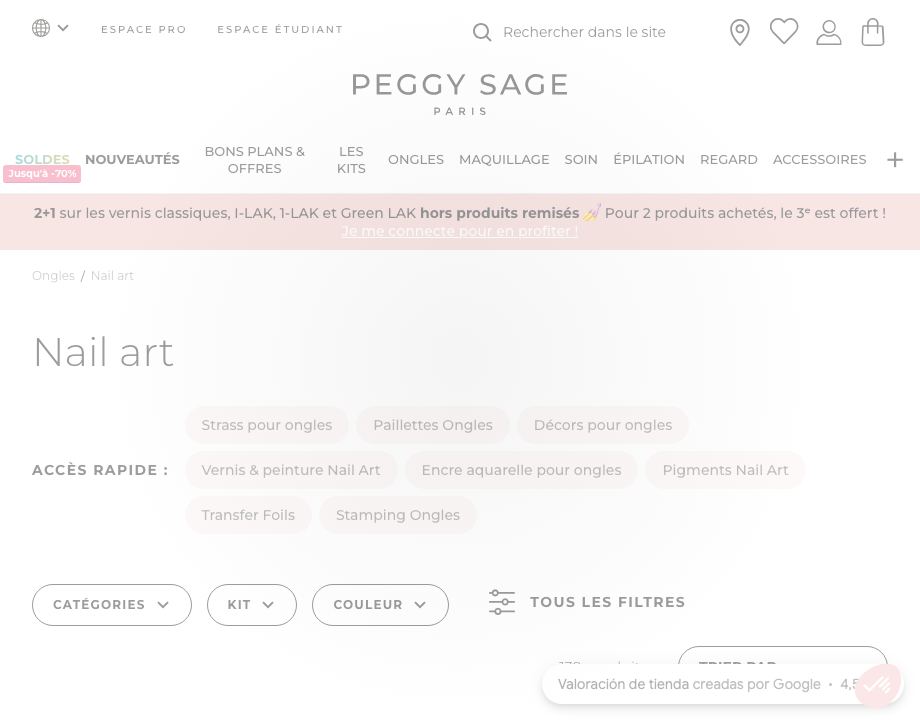 Nail art Peggy Sage