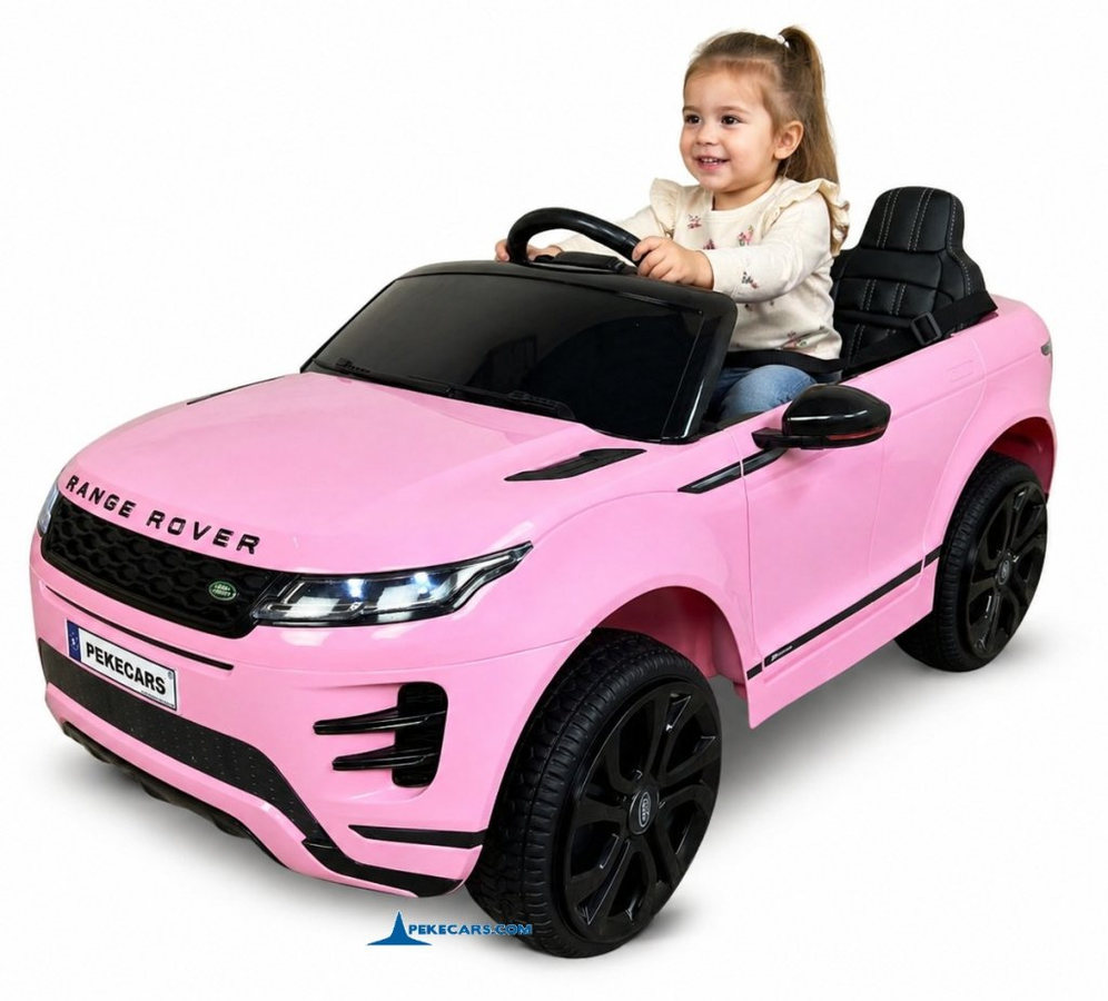 Coche eléctrico infantil Range Rover Evoque 12V Rosa