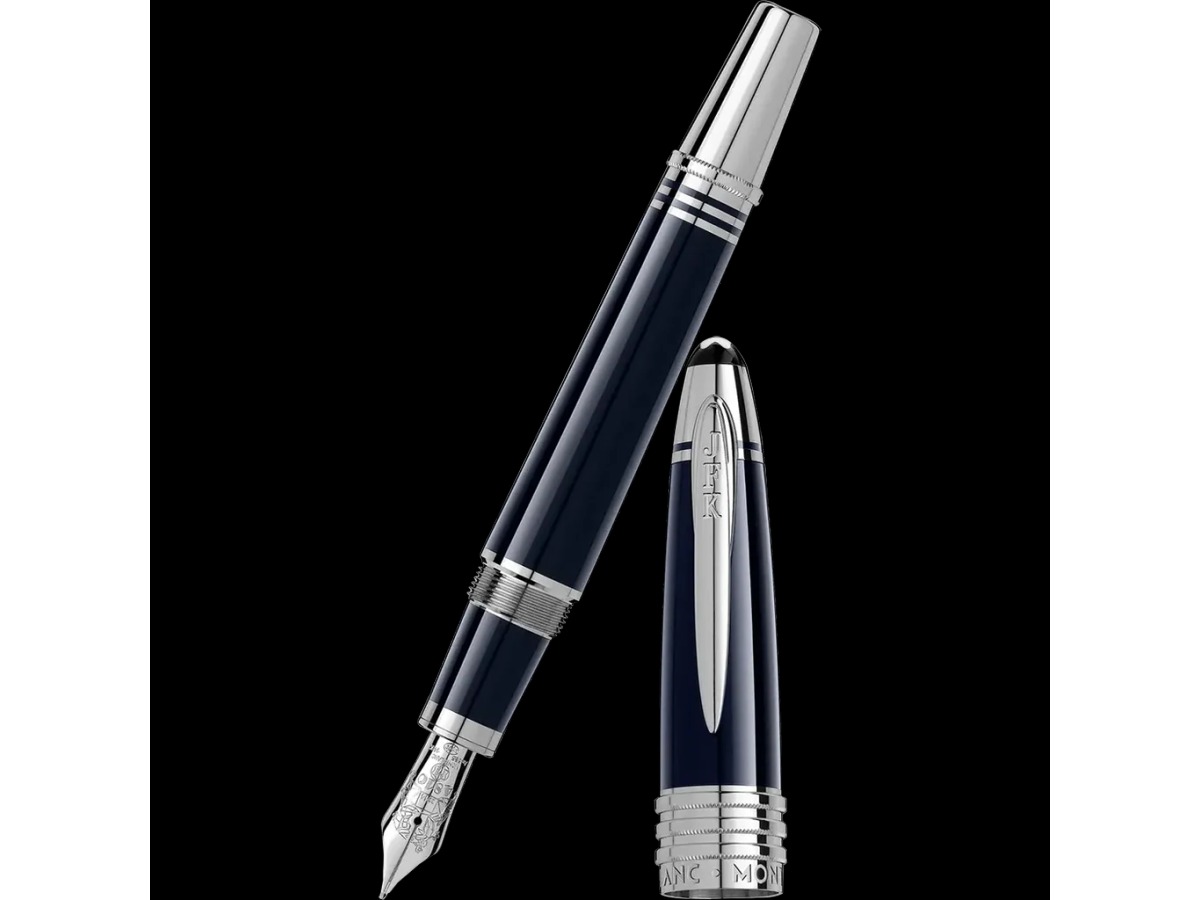 Montblanc Great Characters Fountain Pen - Special Edition - John F. Kennedy - Dark Blue
