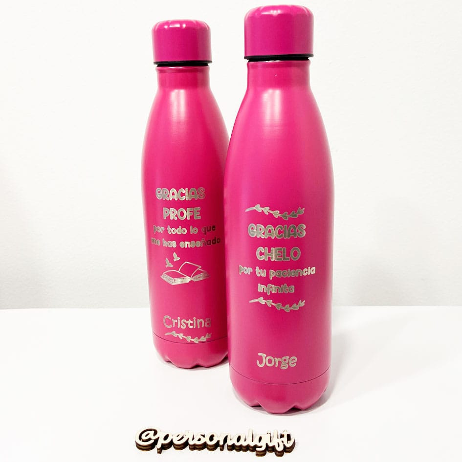 Botella Rosa Profesor