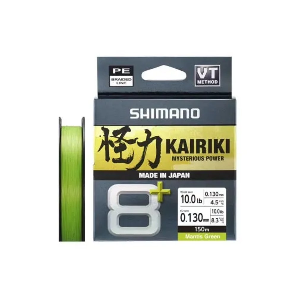 Shimano Linea Kairiki 8 300m 013mm 91kg M Green B9