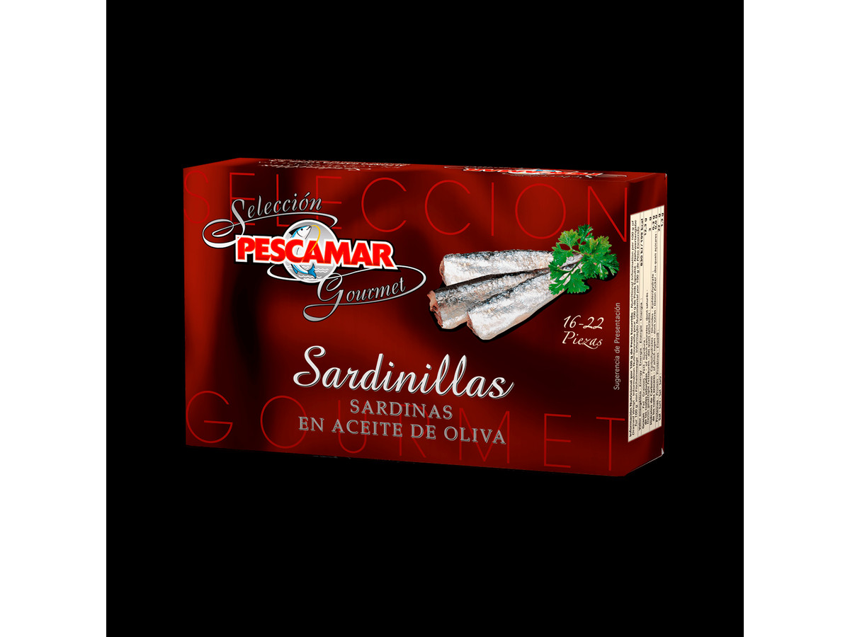 Conserva gourmet sardinillas en aceite de oliva | Tienda PESCAMAR