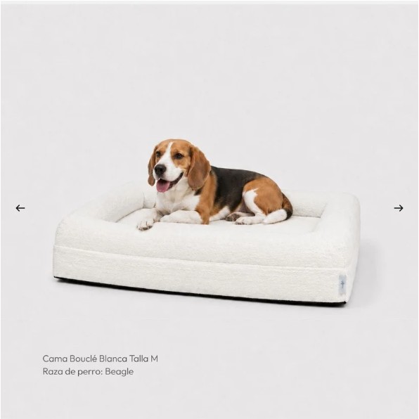 Funda para Cama - Modelo Bouclé Blanca
