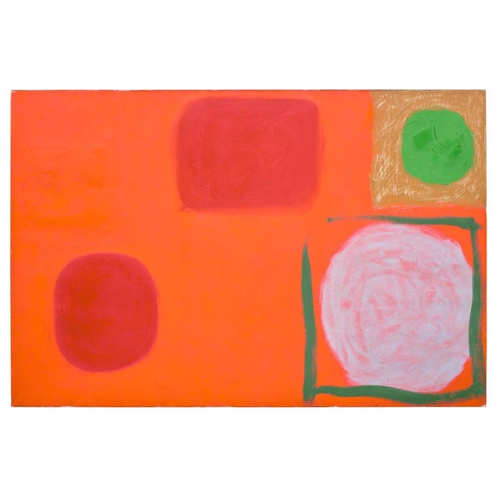 Patrick Heron RED PAINTING WITH EMERALD DISC : OCTOBER 1961