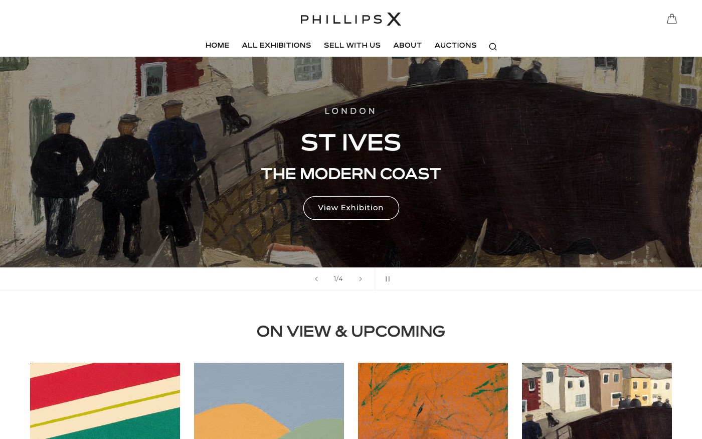 Captura de pantalla de la home de PhillipsX