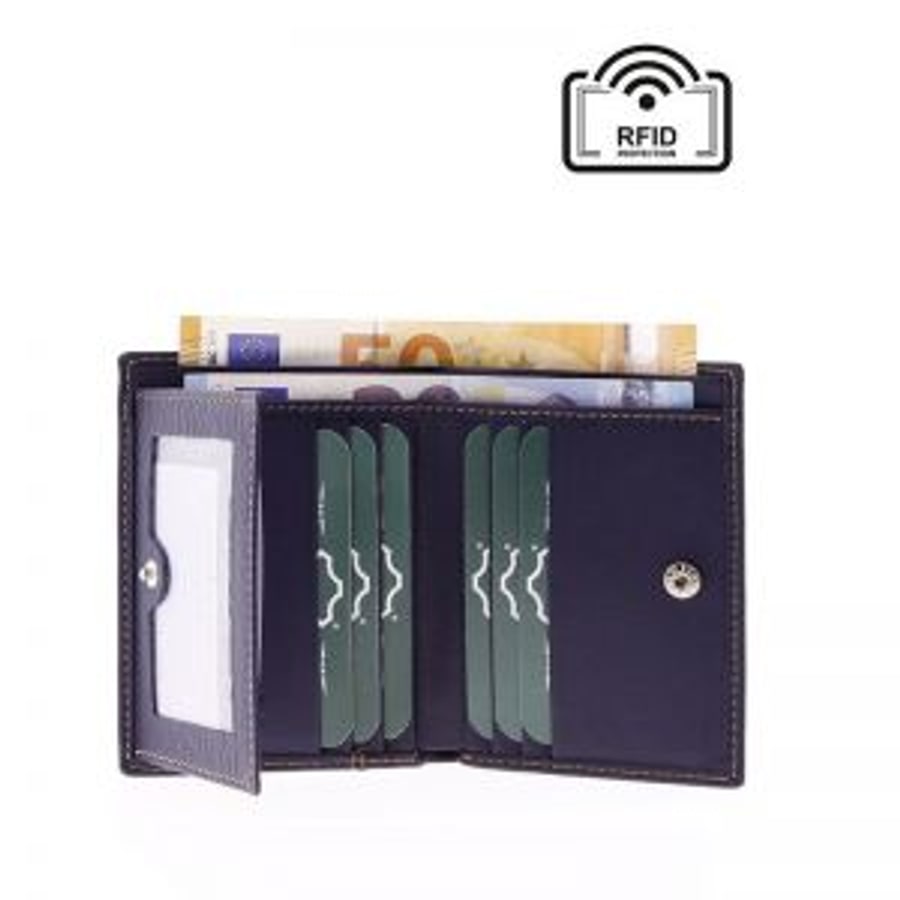 Cartera tarjetero monedero cremallera