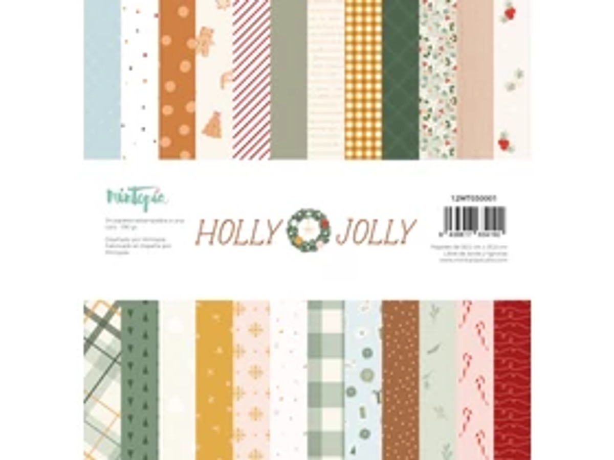 Mintopia Holly Jolly 12x12 Paper Pad