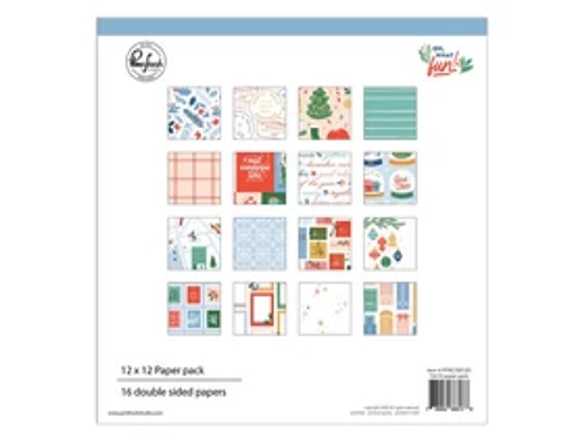 Pinkfresh Studio Oh What Fun 12x12 Paper Kit