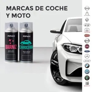 Combo 2 spray: pintura coche y barniz carrocería