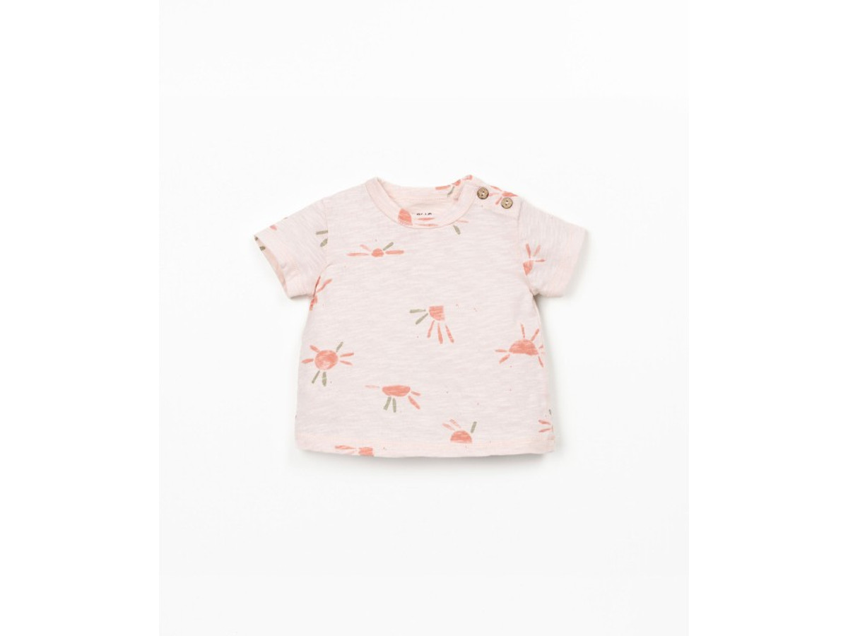 Camiseta con estampado de sol